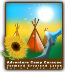Logo Adventure Camp Curacao, Ban p'e reto nobo